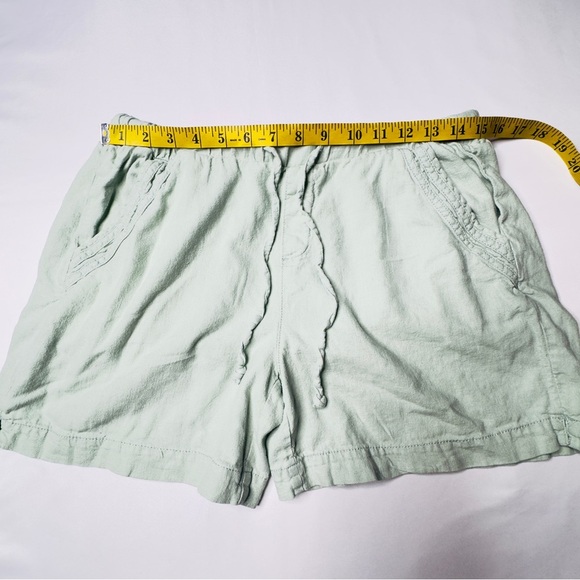 Briggs‎ Seafoam Green Linen Shorts Size Large - Picture 12 of 15